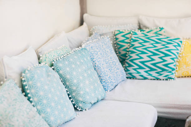 istock Pillows on sofa in living room. 1146153826