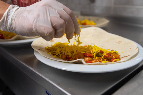 istock preparation of quesadilla cooked 1146168336