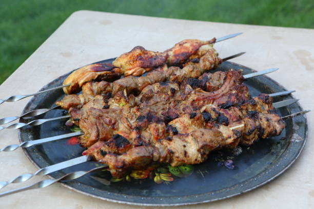 istock Pork Kebabs on Skewers 1146168527