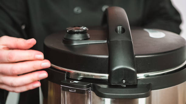 istock Cooking beet soup, borscht with organic vegetables in multicooker. 1146174779