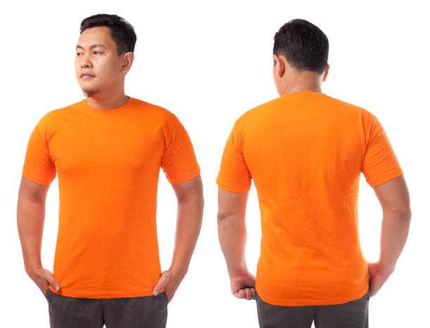 istock Orange Shirt Design Template 1146175958
