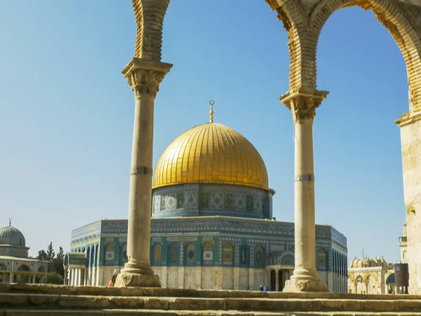 istock dome of the rock framed by several arches in jerusalem 1146185320