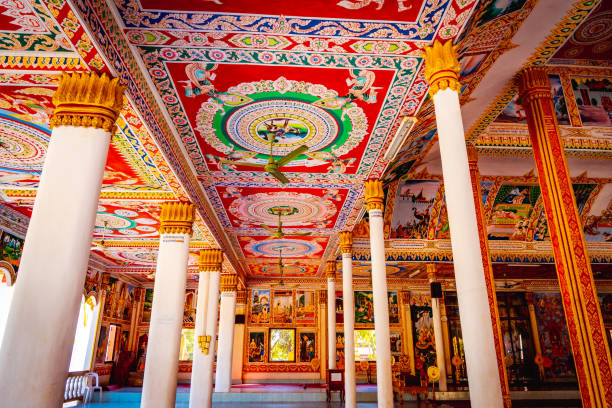 Pha That Luang, Vientiane, Laos Pha That Luang, Vientiane, Laos vientian stock pictures, royalty-free photos & images