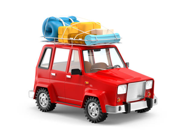 istock SUV adventure cartoon 1146193812