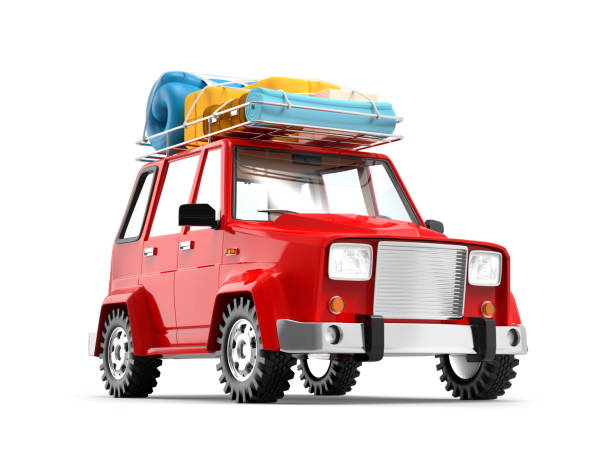 istock SUV adventure cartoon 1146193818