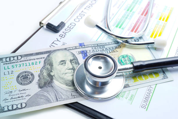 istock US dollar banknotes money on chart graph spreadsheet paper. Financial development, Banking Account, Statistics, Investment Analytic research data economy, trading, office reporting Business company meeting concept. 1146194073