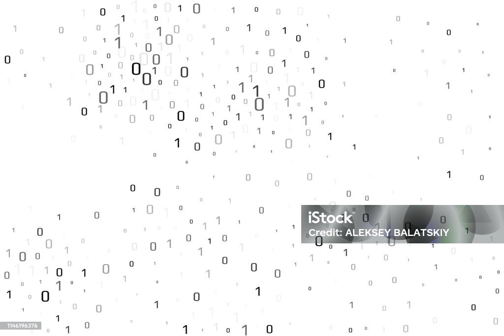 Binary Abstract Binary Data Vector Design Element Digital Abstract Background Stock ...