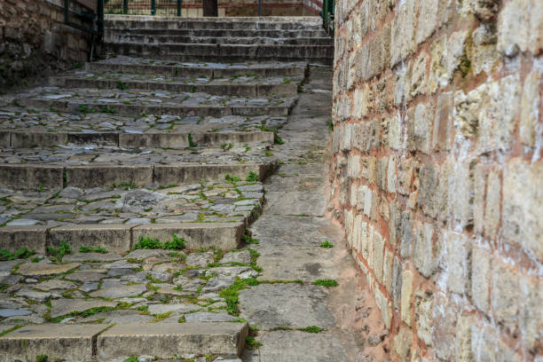 istock ancient stairs of Istanbul 1146211724