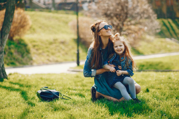 istock stylish mother with daughter 1146217414