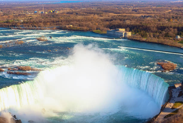 istock Niagara Falls Aerial View, Canadian Falls, 1146223593