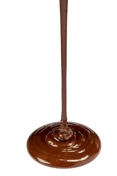 istock close up of melted chocolate or syrup on white background with clipping path 1146225619