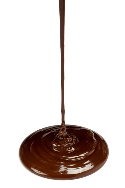 istock close up of melted chocolate or syrup on white background with clipping path 1146225648
