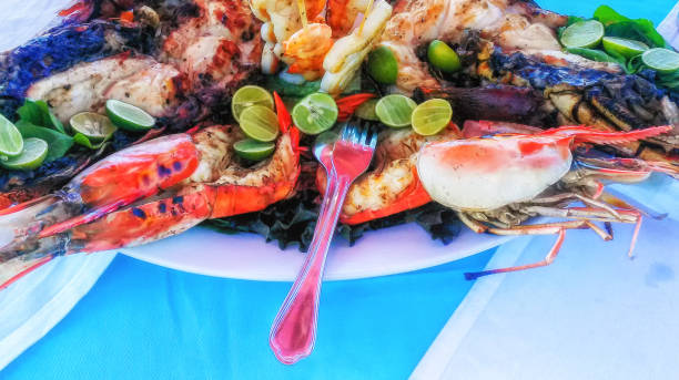 istock Seafood Platter Close up 1146229317