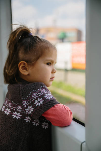 istock Baby girl commuting in a tram 1146234722