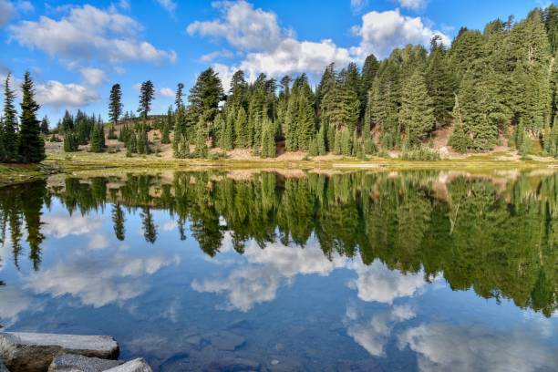 istock Reflection on Emerald Lake in Lassen Volcanic National Park 1146234745