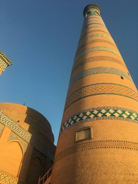 istock A minaret in Khiva Uzbekistan 1146237261