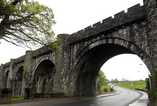 Newfoundwell railway viaduct bridge, which carries the Dublin – Belfast railway across Newfoundwell Road, Drogheda.
