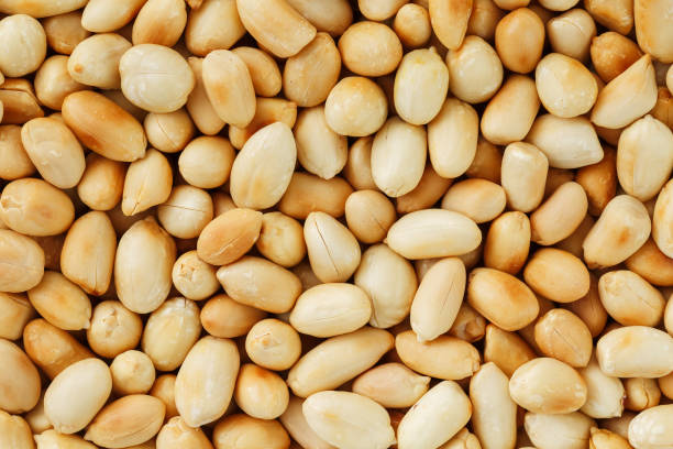 istock Peanut texture. food background of peanuts beans. 1146240712