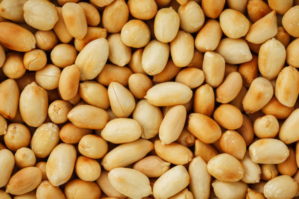 istock Peanut texture. food background of peanuts beans. 1146241402