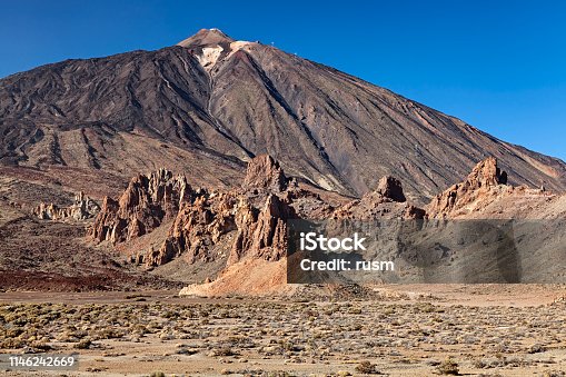 istock Pico del Teide and Roques de Garcia, Tenerife, Canary Islands, Spain 1146242669