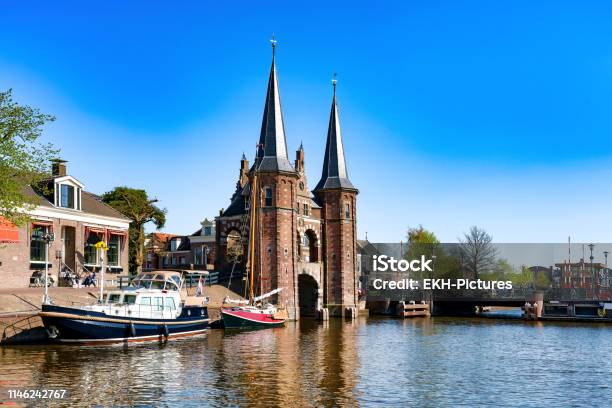 The Famous Waterpoort Gate In Sneek Friesland The Netherlands Stock Photo - Download Image Now