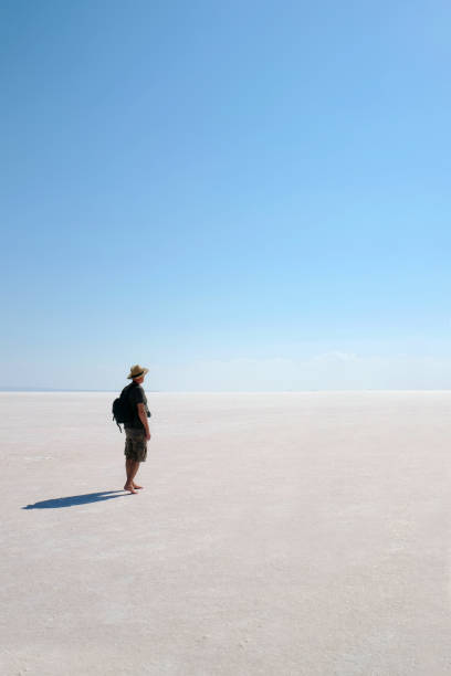 istock A Wanderer in Salt Lake Konya, Turkey 1146244378