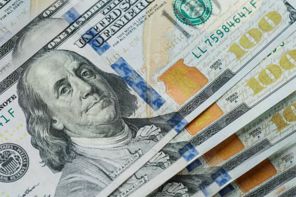 istock Macro close up of Ben Franklin's face on the US 100 dollar 1146247742