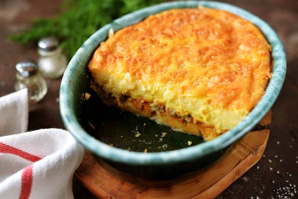 istock Potato casserole with mushrooms, onions and carrots. 1146249029