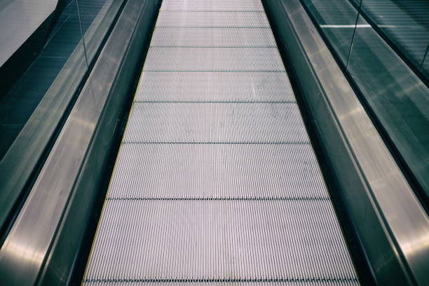 Moving Sidewalk in The Airport.