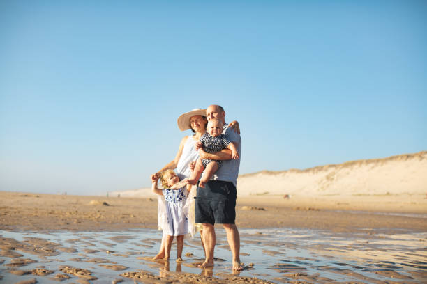 istock Family at the beach 1146257561
