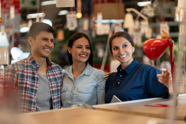istock Couple shopping at a home improvement store 1146258172