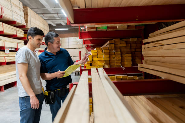 istock Contractors buying materials at a hardware store 1146259245