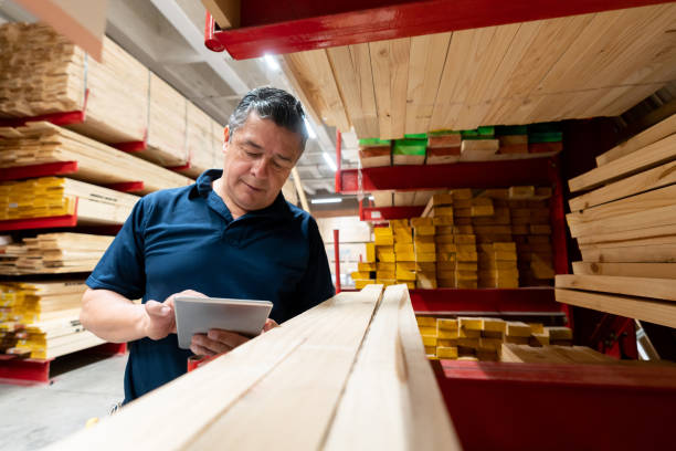 istock Contractor buying materials at a hardware store 1146259253