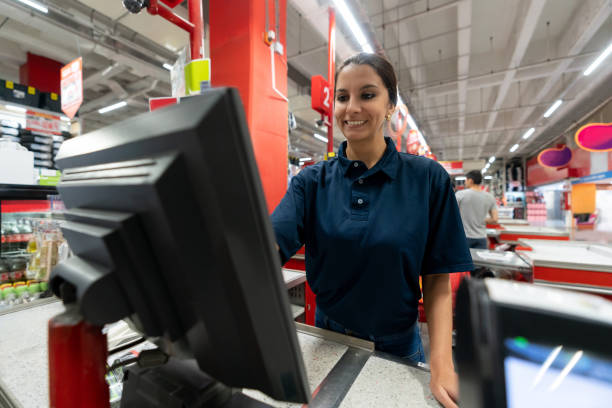 istock Cashier working at a hardware store 1146259288