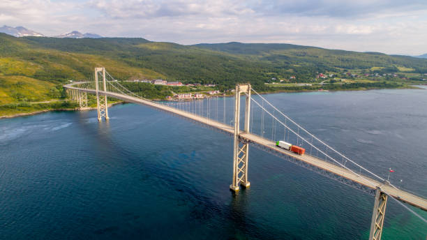 istock Tjeldsundbrua Bridge aerial View 1146259702