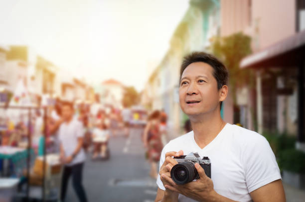 istock Tourist sightseeing old town ,traveling concept. 1146273658