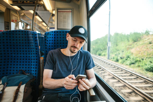 istock A young man listens to a music 1146279643