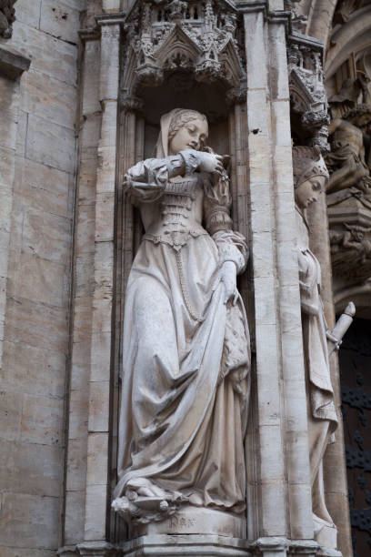 istock Statues of City Hall 1146285541