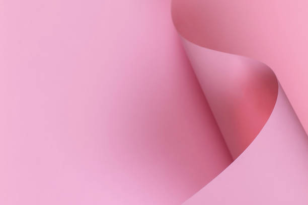 istock Abstract colorful background. Pastel pink paper in geometric shape 1146289117