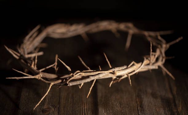 istock Jesus Crown of Thorn in a Moody Environment 1146290078