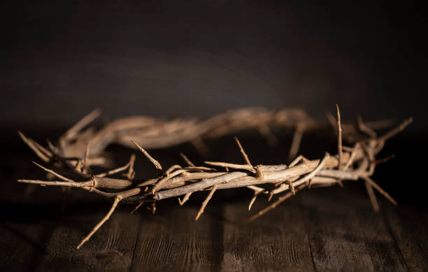 istock Jesus Crown of Thorn in a Moody Environment 1146290094