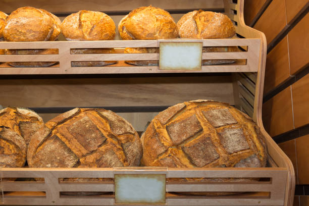 istock Group of Various Types of Bread, and Loaves inside a Bakery 1146290516