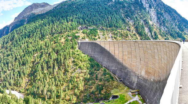 istock Dam with big lake in austrian Alps 1146295305