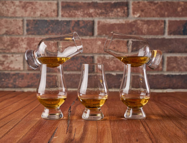 istock Composition of whiskey glasses 1146297631