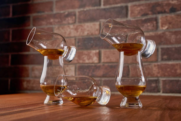 istock Composition of whiskey glasses 1146297663