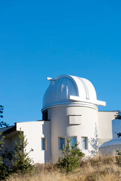 Photo of Astronomical Observatory in the Mountain. Space Research