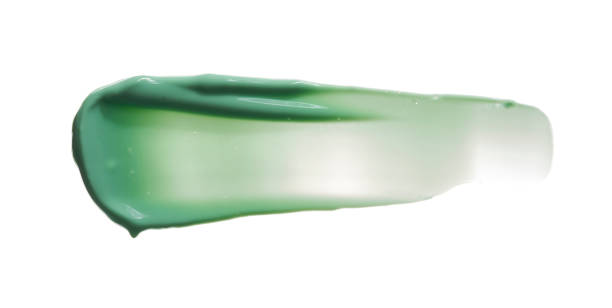 istock Cosmetic green cream isolated on white background 1146300161