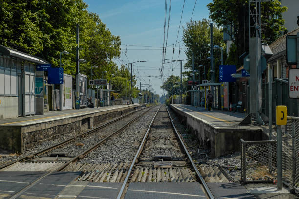 istock Railway station. Ireland. People waiting for train. 1146300692