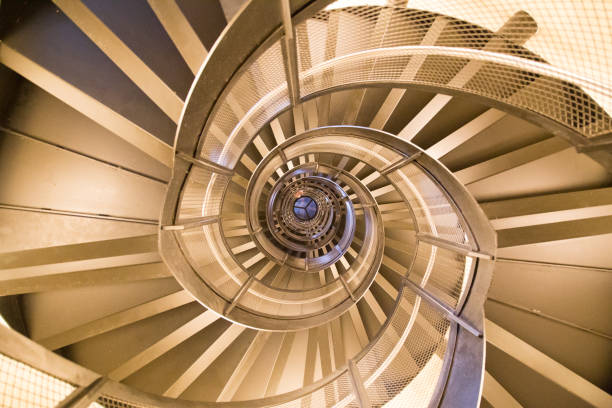 istock Sprial Staircase inside Town Tower in Innsbruck 1146302776