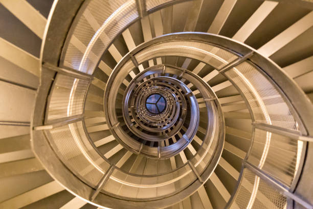 istock Sprial Staircase inside Town Tower in Innsbruck 1146302798